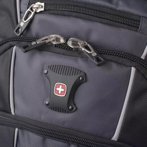 Рюкзак для ноутбука Swissgear Dobby, черный с серым - купить оптом