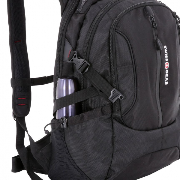 Рюкзак для ноутбука Swissgear Walkman, черный с красным - купить оптом