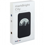 Аккумулятор с подсветкой markBright City, 10000 мАч, черный, фото 10