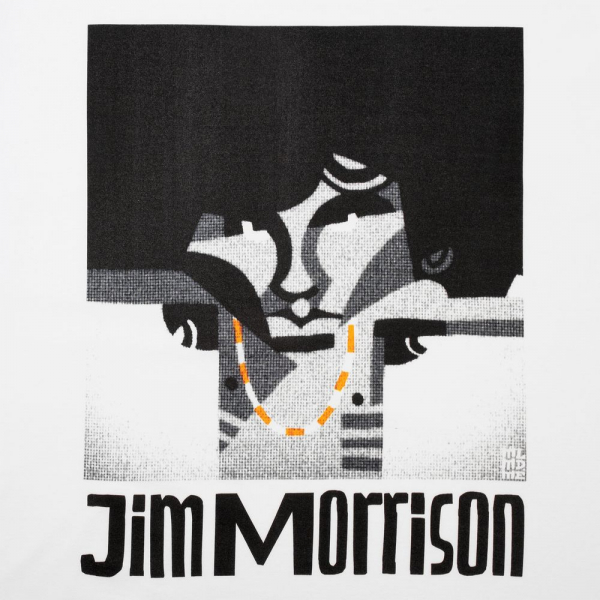 Футболка «Меламед. Jim Morrison», белая - купить оптом