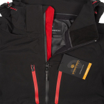 Куртка софтшелл мужская Patrol, черная с красным, фото 2