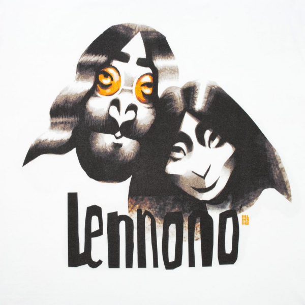 Футболка «Меламед. John Lennon, Yoko Ono», белая - купить оптом