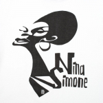 Футболка женская «Меламед. Nina Simone», белая, фото 2