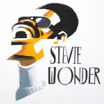 Толстовка «Меламед. Stevie Wonder», белая, фото 3