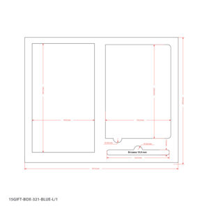 NG ПОДАРОЧНАЯ КОРОБКА ПОД ЕЖЕДНЕВНИК+ВИЗИТНИЦА +РУЧКА, СИНЯЯ, с ложементом 290*355 мм 2015, пл.крыш - купить оптом