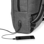 Рюкзак Migliores с USB разъемом, серый/бирюза, фото 5