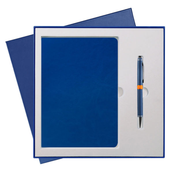 Подарочный набор Portobello/River Side  синий (Ежедневник недат А5, Ручка) светл. ложемент - купить оптом