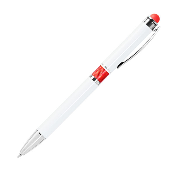 Шариковая ручка Arctic, белая/красная в упаковке - купить оптом