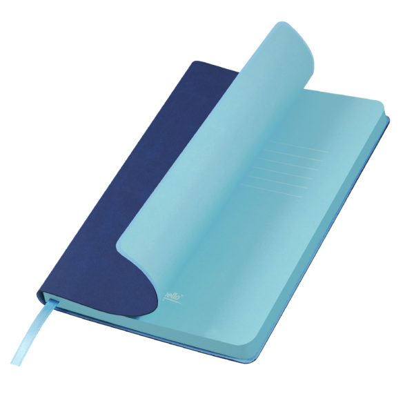 Подарочный набор Portobello/Latte синий (Ежедневник недат А5, Ручка, Power Bank) - купить оптом