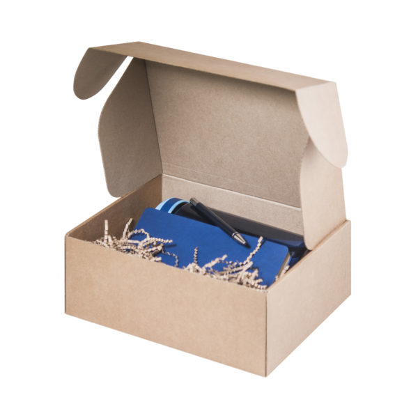 Подарочный набор Portobello синий в малой универсальной подарочной коробке (Ежедневник недат А5, Спортбутылка, Ручка) - купить оптом
