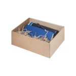 Подарочный набор Portobello синий в малой универсальной подарочной коробке (Ежедневник недат А5, Спортбутылка, Ручка), фото 1