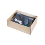 Подарочный набор Portobello черный-2 в малой универсальной подарочной коробке (Термокружка, Ежедневник недат А5, Power Bank, Ручка), фото 1