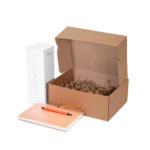 Подарочный набор Portobello оранжевый в малой универсальной подарочной коробке (Ежедневник недат А5 (Summer time), Спортбутылка, Ручка), фото 1