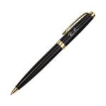 Шариковая ручка Lyon, черная/позолота, фото 2
