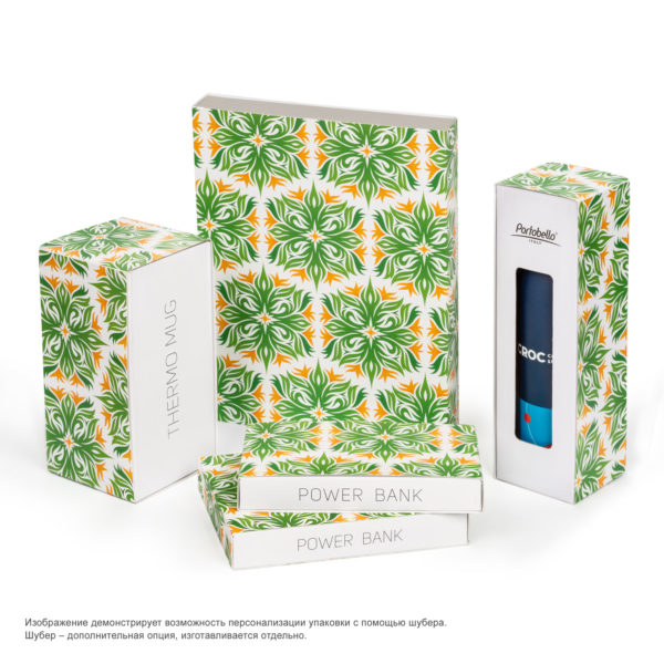 Внешний аккумулятор с подсветкой, Skyline, 5000 mAh, серый - купить оптом