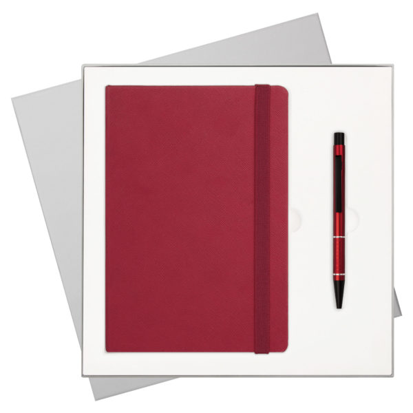 Подарочный набор Portobello/BtoBook Summer time красный (Ежедневник недат А5, Ручка) - купить оптом