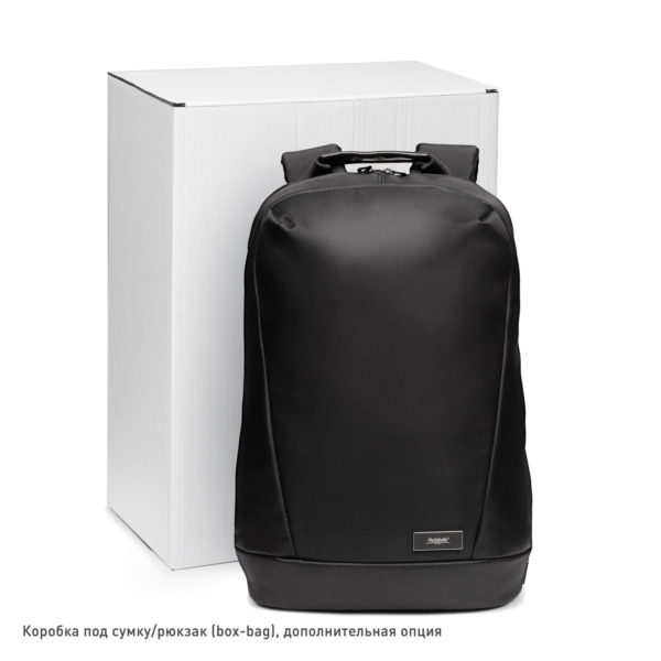 Бизнес рюкзак Alter с USB разъемом, черный - купить оптом