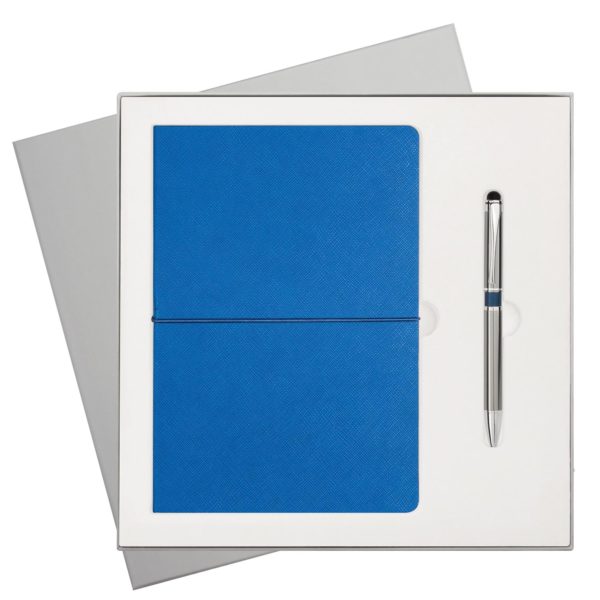 Подарочный набор Portobello/Summer time Btobook синий (Ежедневник недат А5, Ручка) - купить оптом