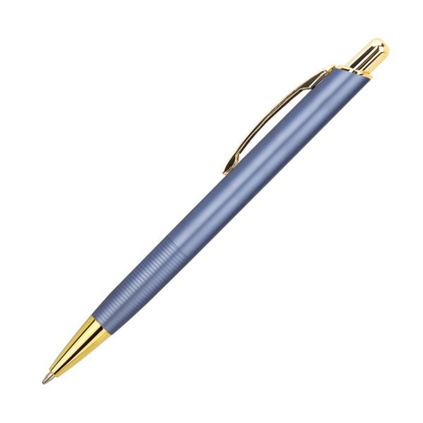 Шариковая ручка Cardin, лазурная/золото - купить оптом