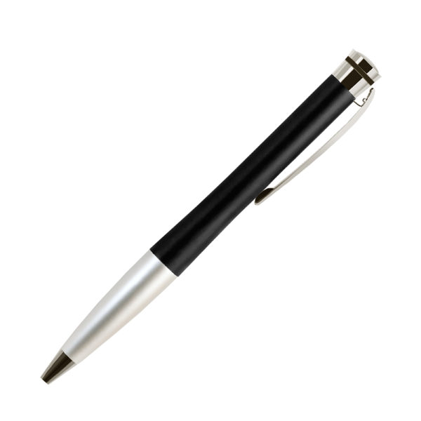 Шариковая ручка Megapolis, черная/серебро - купить оптом
