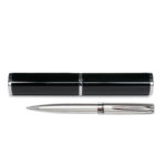 Набор ручка Tesoro c футляром, серебряный, черный