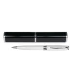 Набор ручка Tesoro c футляром, белый, черный