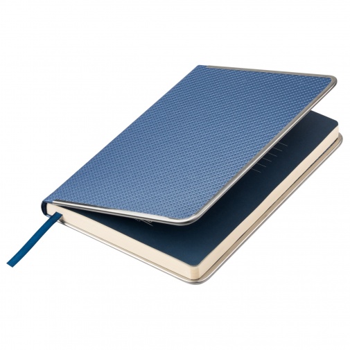 Подарочный набор Carbon/Alt/Carbon синий (ежедневник, ручка, пауер-банк) - купить оптом