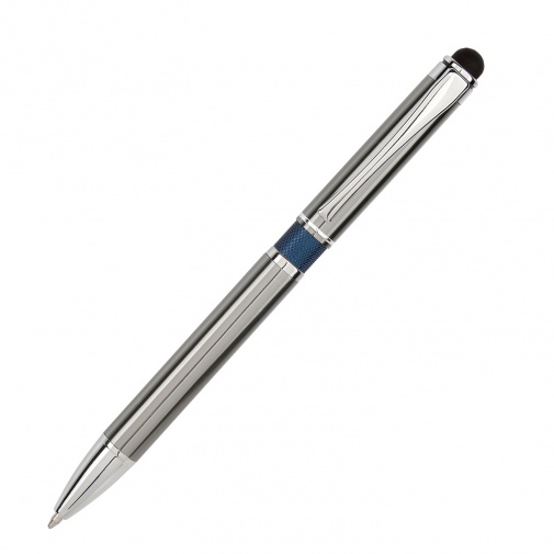 Подарочный набор Alpha/iP, синий (ежедневник недат А5, ручка) - купить оптом