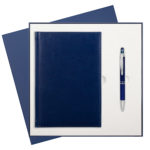 Подарочный набор Birmingham/Alt, синий (ежедневник датир А5, ручка)