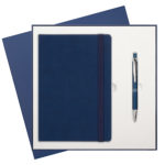 Подарочный набор Marseille soft touch BtoBook/Alt/Vogue (Ежедневник недат А5, Ручка, Power Bank) - купить оптом