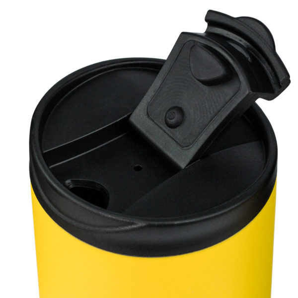 Термокружка вакуумная, Rondo, Lemoni, 450 ml, желтая - купить оптом