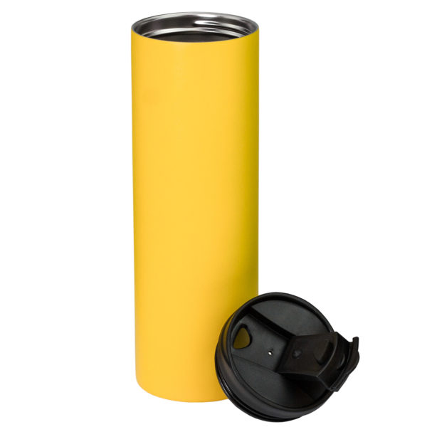 Термокружка вакуумная, Rondo, Lemoni, 450 ml, желтая - купить оптом
