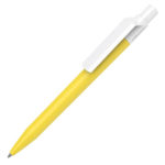 Ручка шариковая DOT ANTIBACTERIAL, антибактериальное покрытие, желтый, пластик