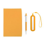 Набор SEASHELL-1:Универсальный аккумулятор(2000 mAh) и ручка в подарочной коробке,оранжевый, шт, фото 1