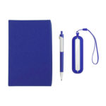 Набор SEASHELL-1:Универсальный аккумулятор(2000 mAh) и ручка в подарочной коробке,синий, шт, фото 1