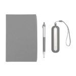 Набор SEASHELL-1:Универсальный аккумулятор(2000 mAh) и ручка в подарочной коробке,серый, шт, фото 1