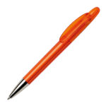 Ручка шариковая ICON CHROME, красный, пластик - купить оптом