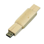 USB 2.0- флешка на 8 Гб прямоугольной формы с раскладным корпусом, фото 3