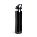 Набор подарочный SUNSHINE: бутылка для воды, бизнес-блокнот, ручка, коробка со стружкой, черный, фото 3
