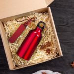 Набор подарочный ENERGYHINT: зарядное устройство, бутылка, цвет красный, фото 1