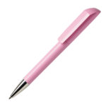Ручка шариковая FLOW, розовый, пластик - купить оптом