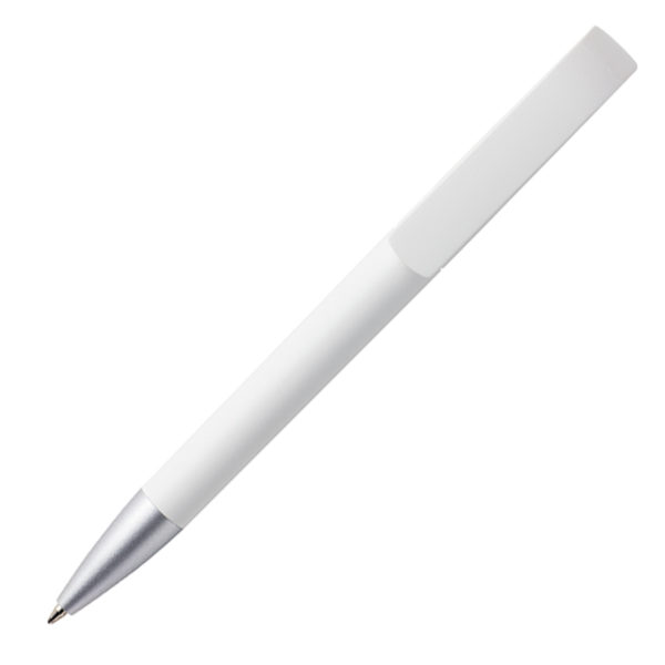 Ручка шариковая TAG, белый, пластик - купить оптом