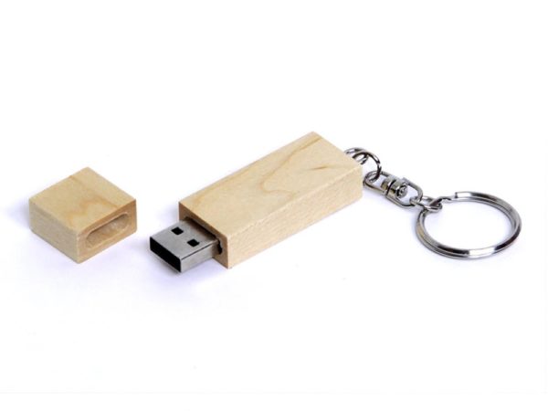 USB 3.0- флешка на 32 Гб прямоугольная форма, колпачок с магнитом - купить оптом
