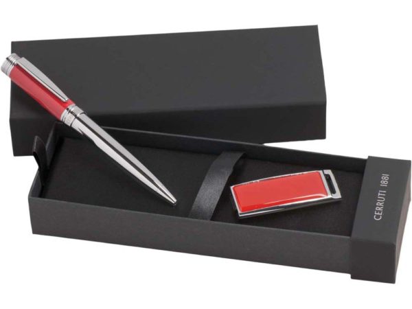Подарочный набор: ручка шариковая, USB-флешка на 8 Гб - купить оптом