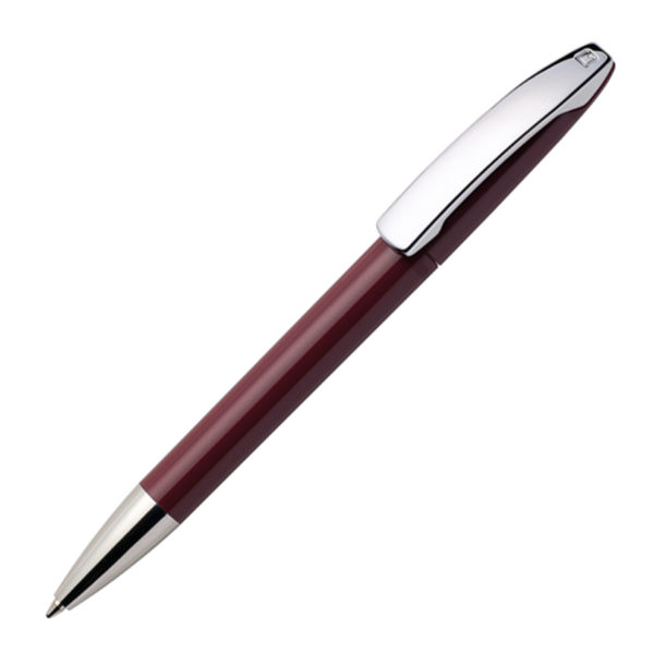 Ручка шариковая VIEW, бордовый, пластик, металл - купить оптом