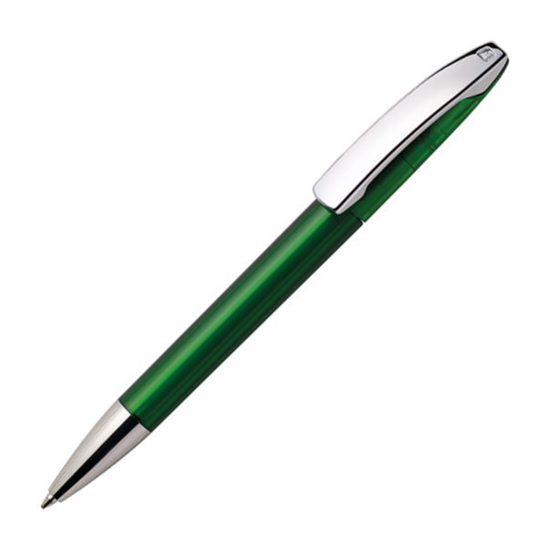 Ручка шариковая VIEW, зеленый, пластик, металл - купить оптом