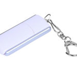 USB 3.0- флешка промо на 32 Гб с поворотным механизмом и однотонным металлическим клипом - купить оптом