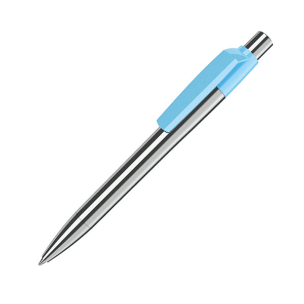 Ручка шариковая MOOD METAL, светло-голубой, металл, пластик - купить оптом