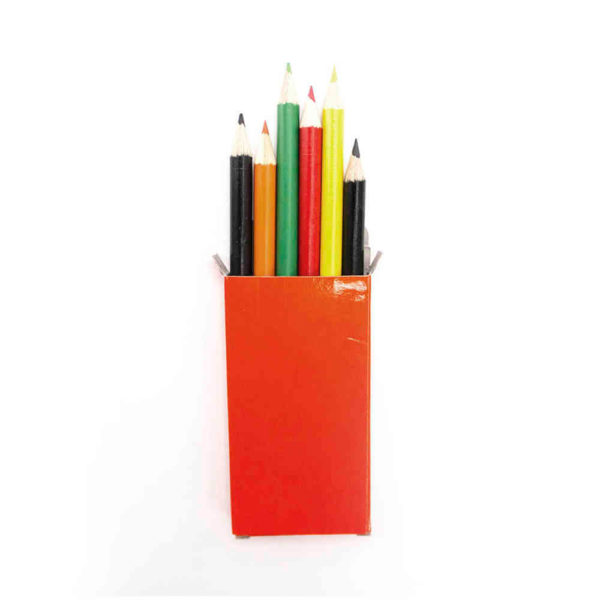 Набор цветных карандашей GARTEN (6шт.), зеленый, 5 x 9.3 x 0.8 см, дерево, картон - купить оптом
