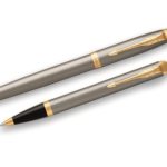 Набор Parker «IM Core Brushed Metal GT»: ручка шариковая, ручка роллер, фото 2